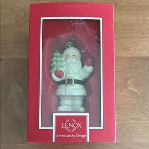 Lenox Jolly Santa Ornament